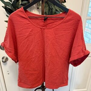 Emery Rose Boho Lagenlook Minimalist Top Shirt SS L